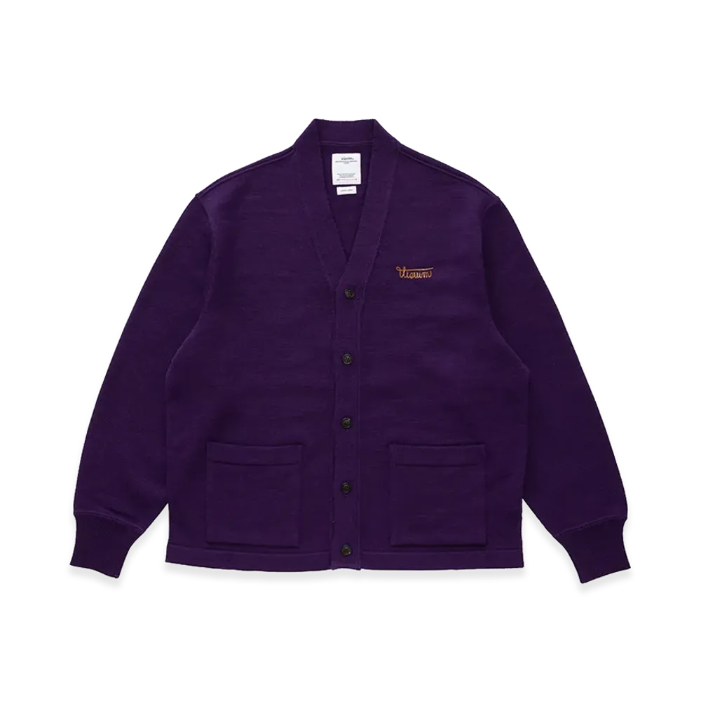 visvim Selmer Long Cardigan "Purple"