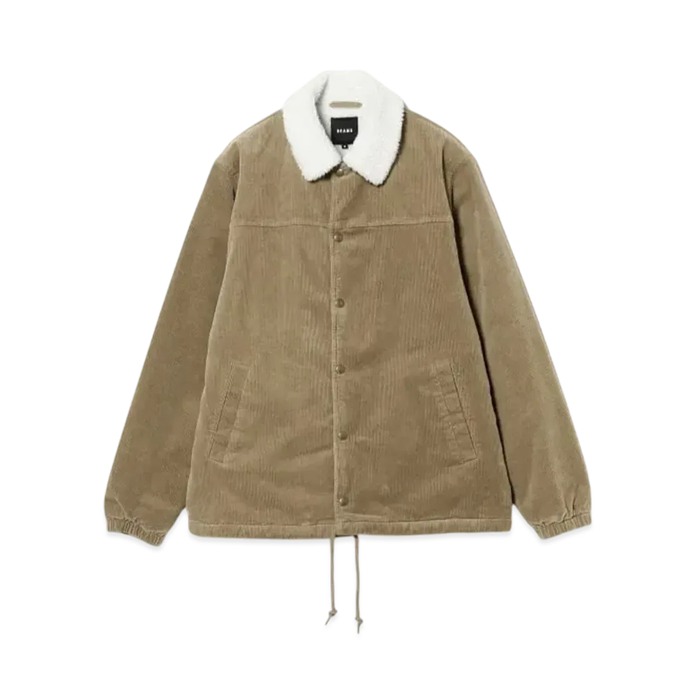 BEAMS Corduroy Boa Coach Jacket "Beige"