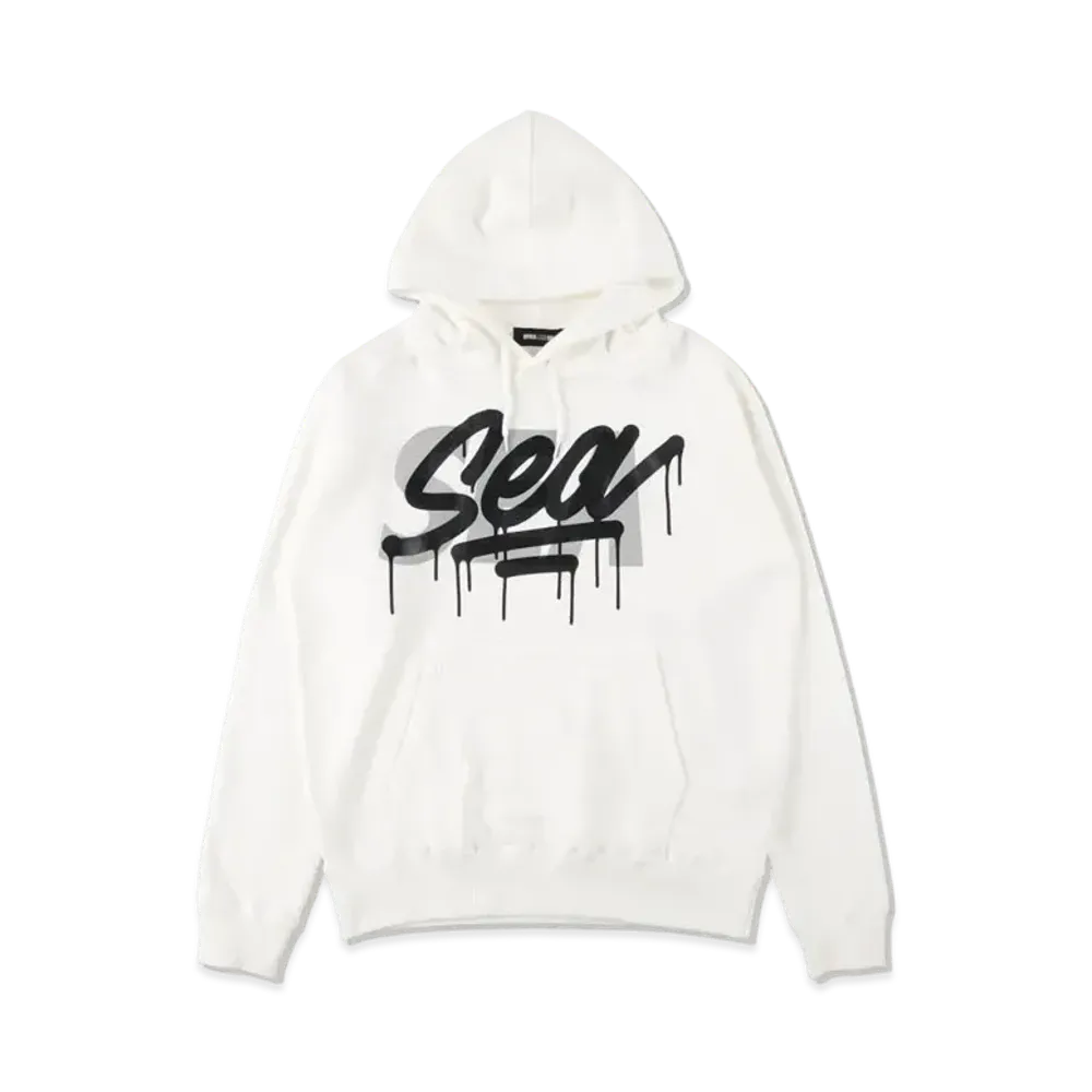 WIND AND SEA X IT'S A LIVING HOODIE "White"