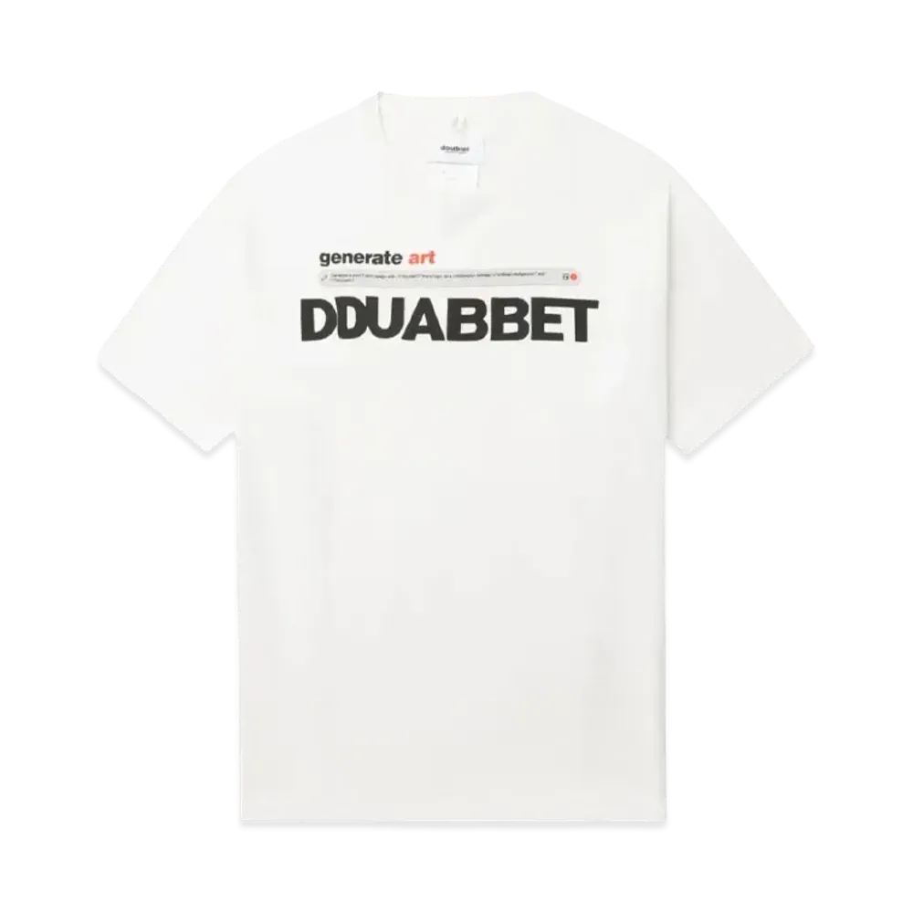 doublet Printed T-Shirt "White"