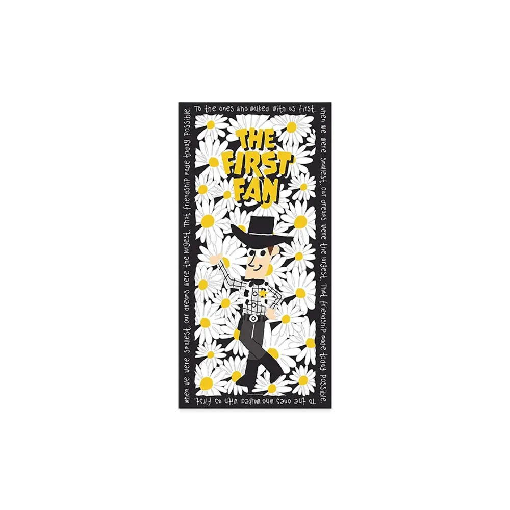 PEACEMINUSONE x Toy Story THE FIRST FAN Beach Towel "Black" / G-DRAGON