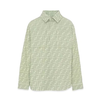 FENDI Kids Shirt "Green"
