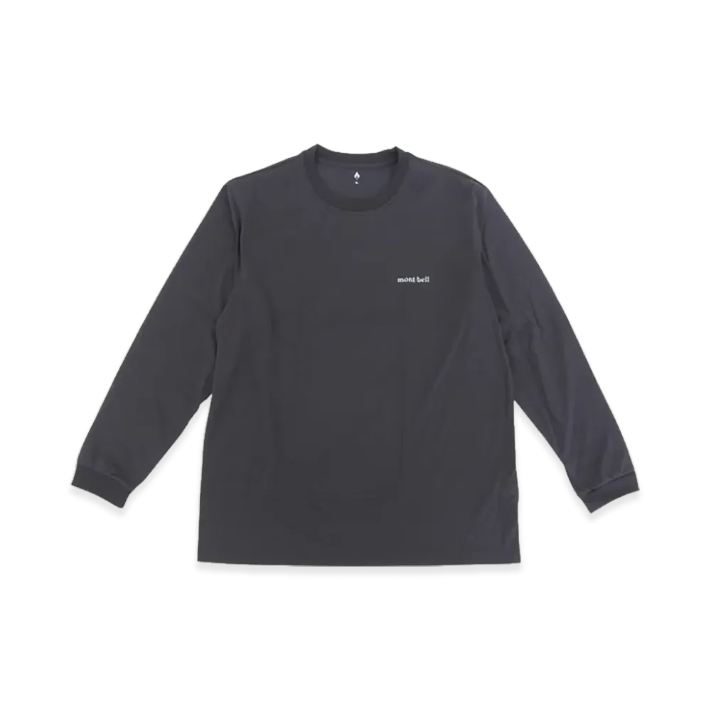 mont-bell WIC. Long Sleeve T-Shirt Men's "Black"