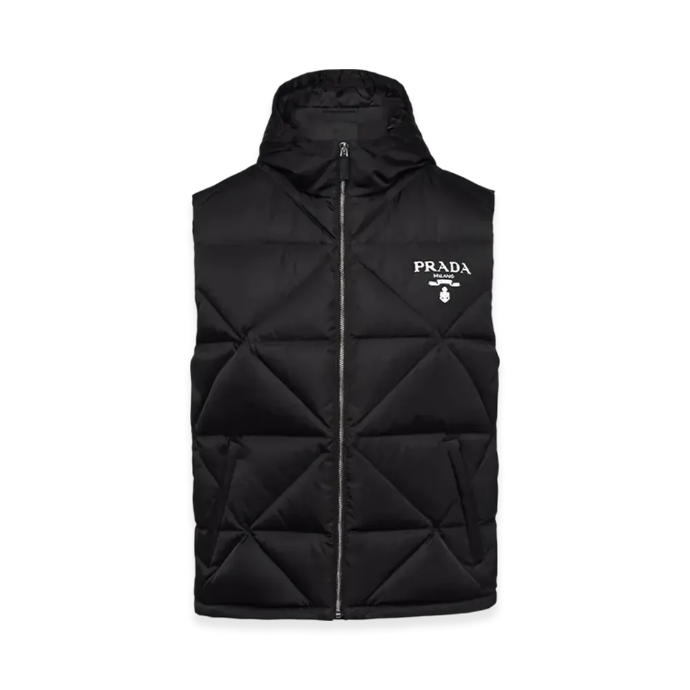 PRADA Re-Nylon Down Vest "Black"
