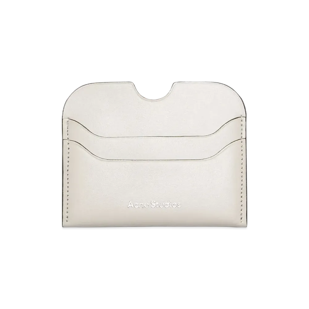 Acne Studios Leather Card Holder "White"