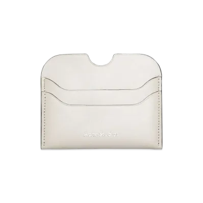 Acne Studios Leather Card Holder "White"