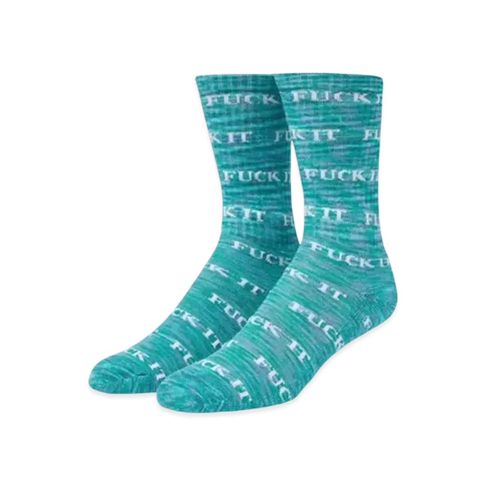 HUF Fuck It Marled Socks "Sea ​​Green"