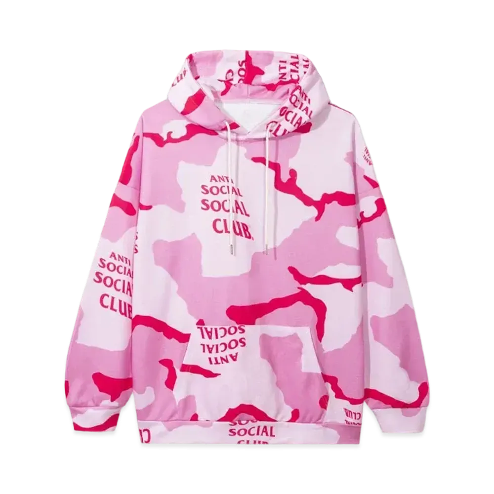 ANTI SOCIAL SOCIAL CLUB Cotton Candy Camo Hoodie "Pink"