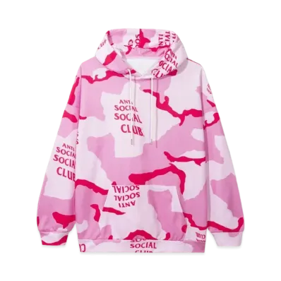 ANTI SOCIAL SOCIAL CLUB Cotton Candy Camo Hoodie "Pink"