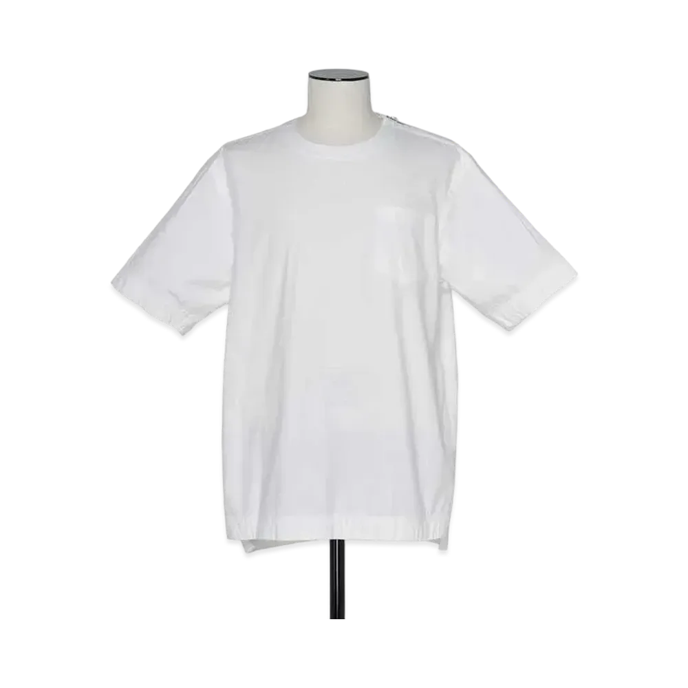 sacai Cotton Poplin Pullover Shirt "White"