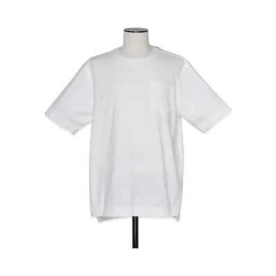sacai Cotton Poplin Pullover Shirt "White"