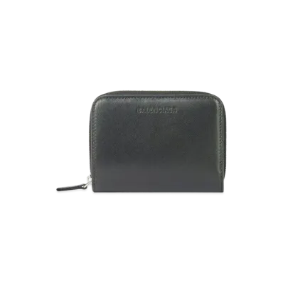 BALENCIAGA Essential Bifold Compact Wallet "Black"