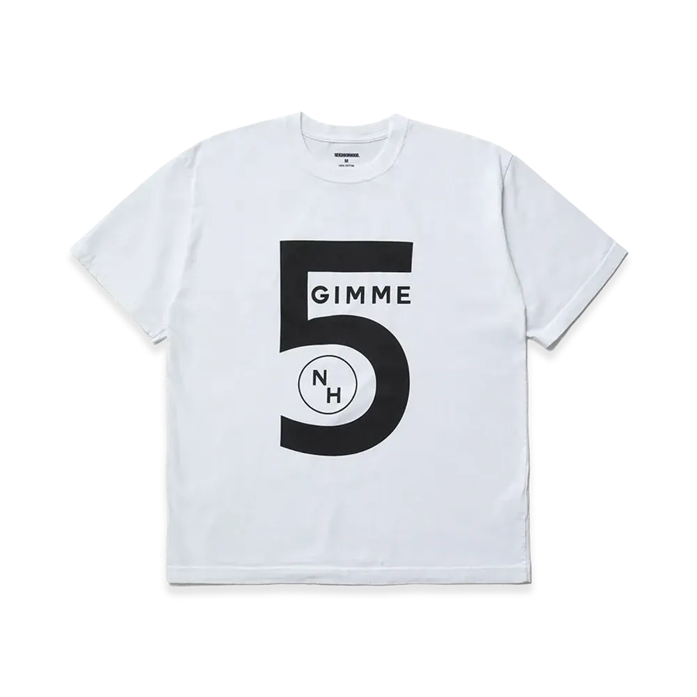 NEIGHBORHOOD x Gimme Five . Tee SS-2 "White"