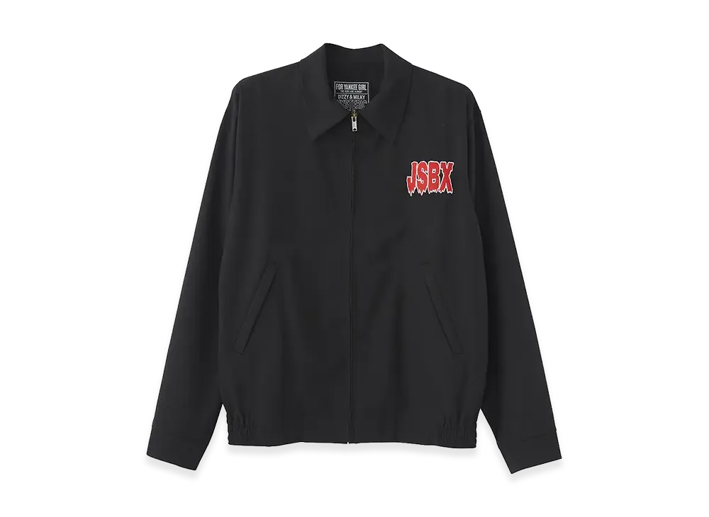 HYSTERIC GLAMOUR x Jon Spencer Jukebox Explosion Embroidery Zip-Up Jacket "Black"