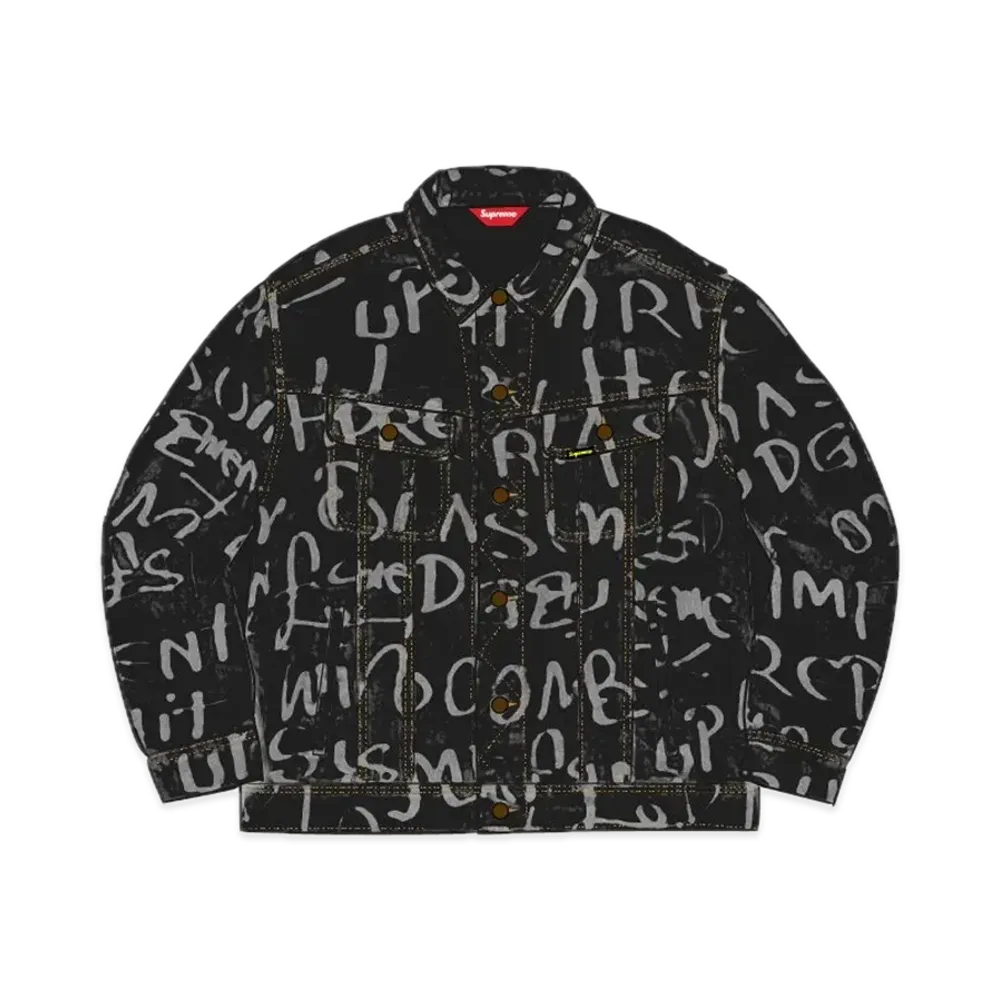 Supreme Black Ark Denim Trucker Jacket "Black"