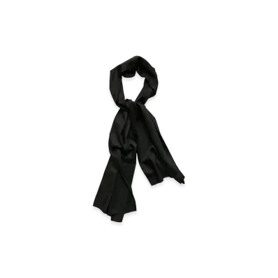 OUR LEGACY Layered Scarf "Void Black Veil Wool"