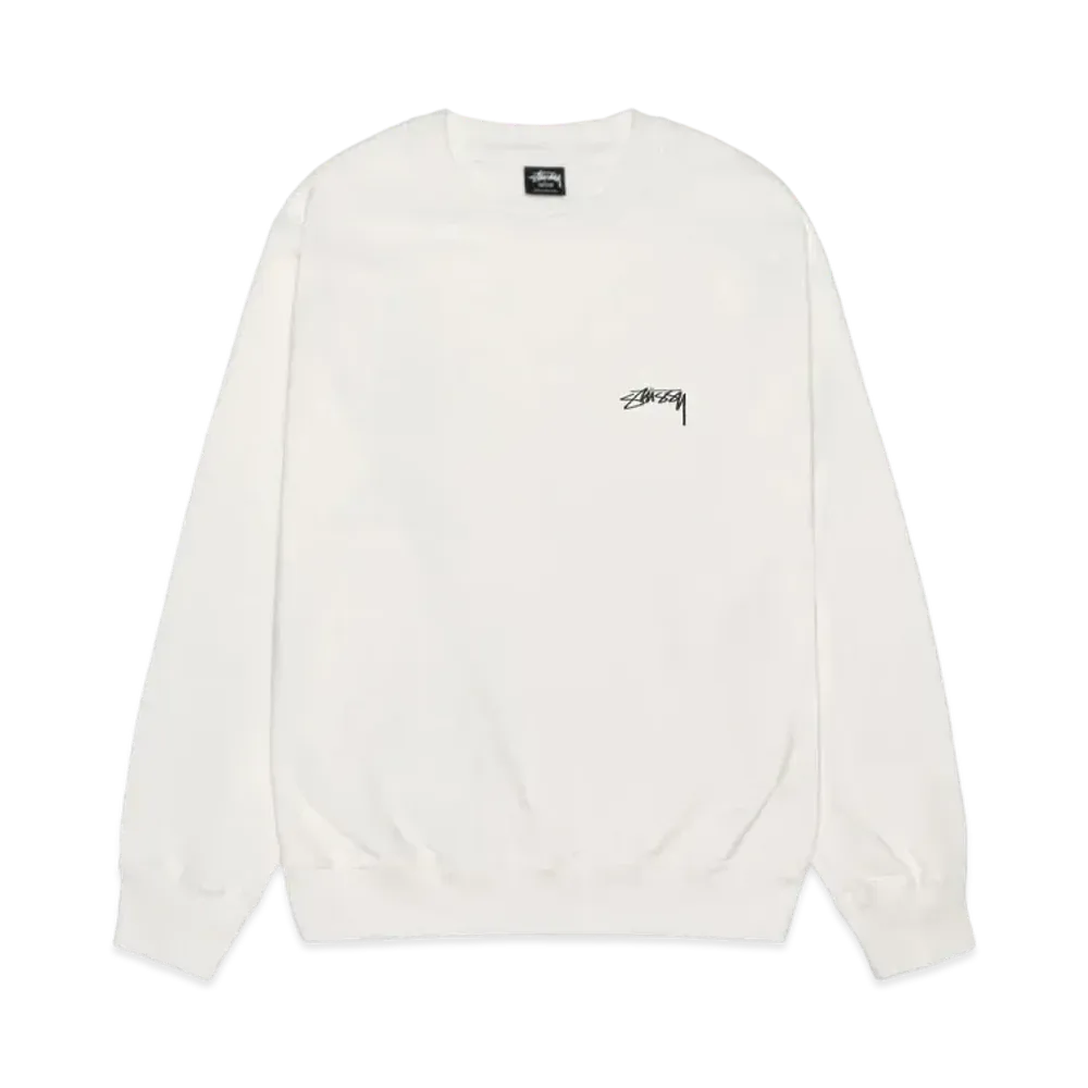 Stussy Smooth Stock Pigment Dyed Crew "Natural" (FA24)