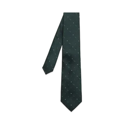 Paul Smith Rabbit / Dot Tie "DarkGreen"