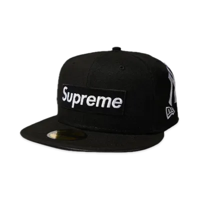 Supreme x New York Yankees Box Logo New Era "Black"