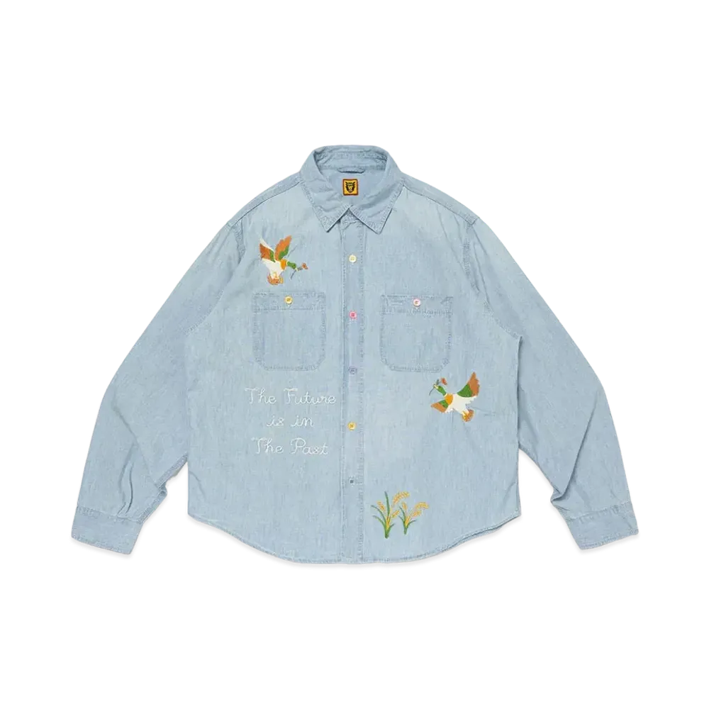 HUMAN MADE Chambray Work Shirt "Indigo"