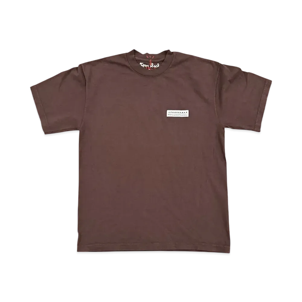 Travis Scott Cactus Jack x Tom Sachs Ten Bullets Tee "Brown"