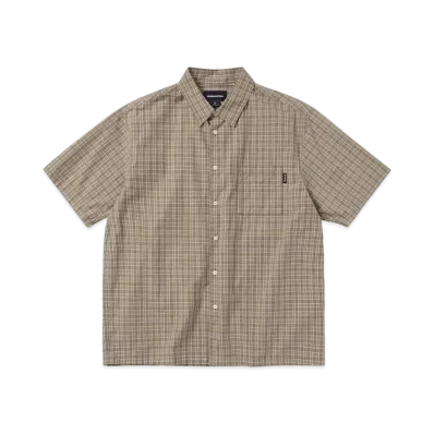 thisisneverthat Plaid S/S Shirt "Khaki"