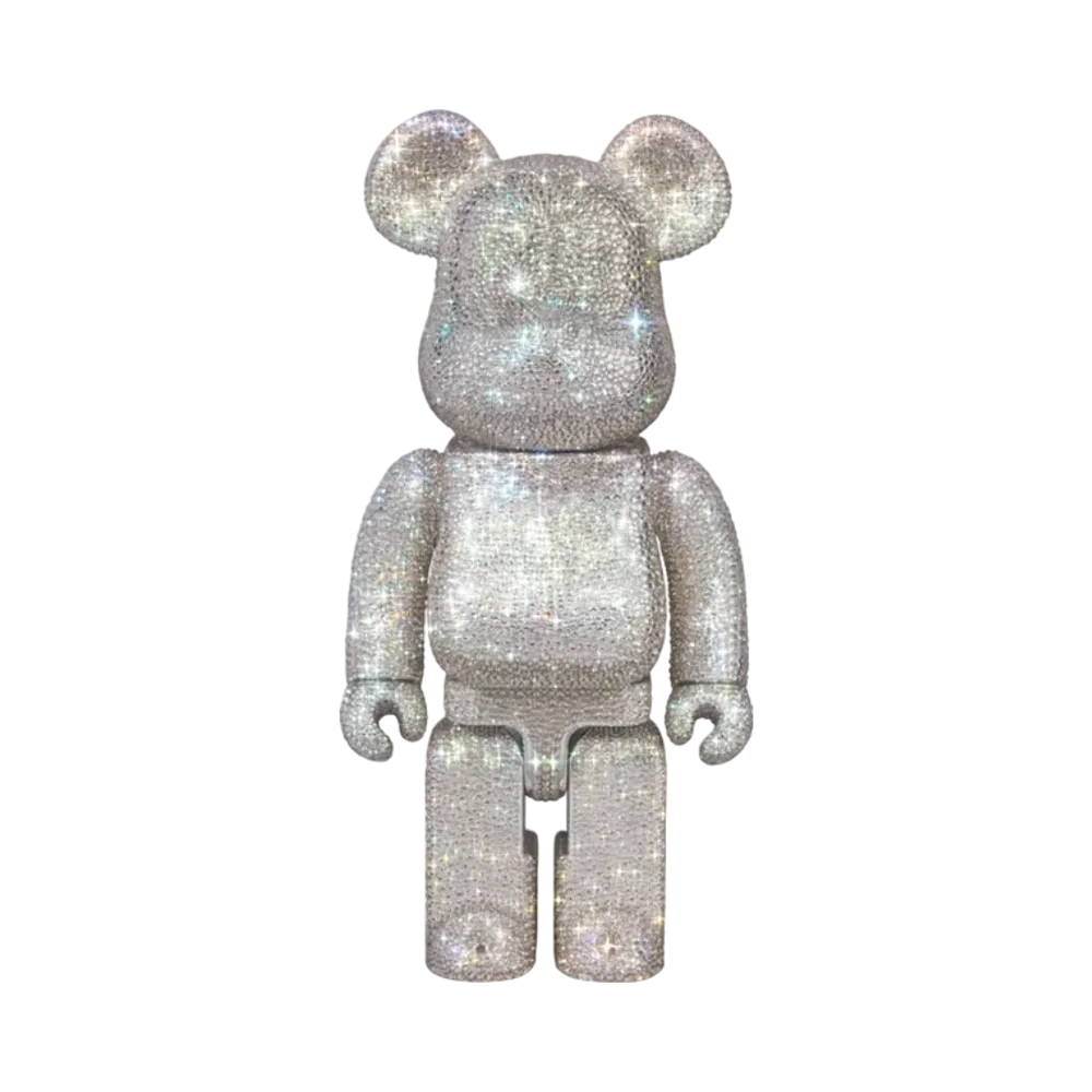 MEDICOM TOY "BEARBRICK" Crystal Decorate One Of Kind 400%