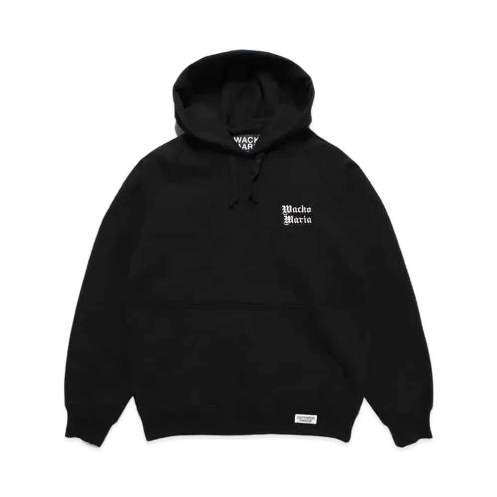 WACKO MARIA Heavy Weight Hooded Sweat Shirt "Black"