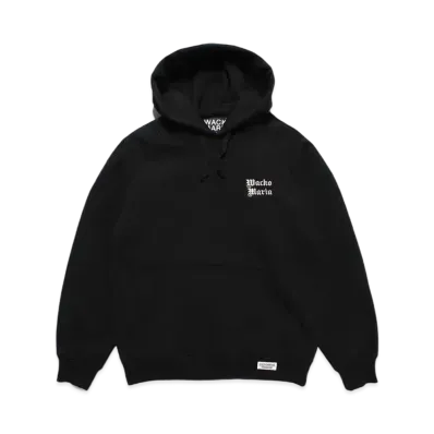 WACKO MARIA Heavy Weight Hooded Sweat Shirt "Black"