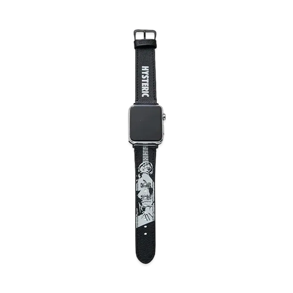 HYSTERIC GLAMOUR Guitar Girl Apple Watch Band "Black"