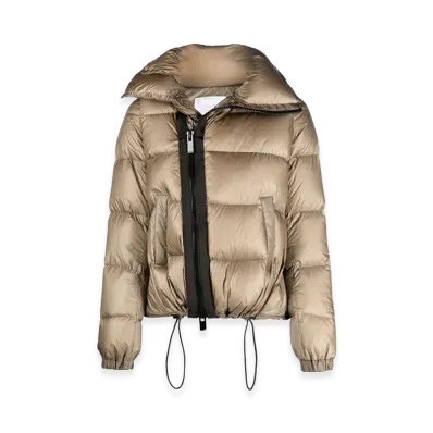 sacai Women's Coats "Brown/Beige"