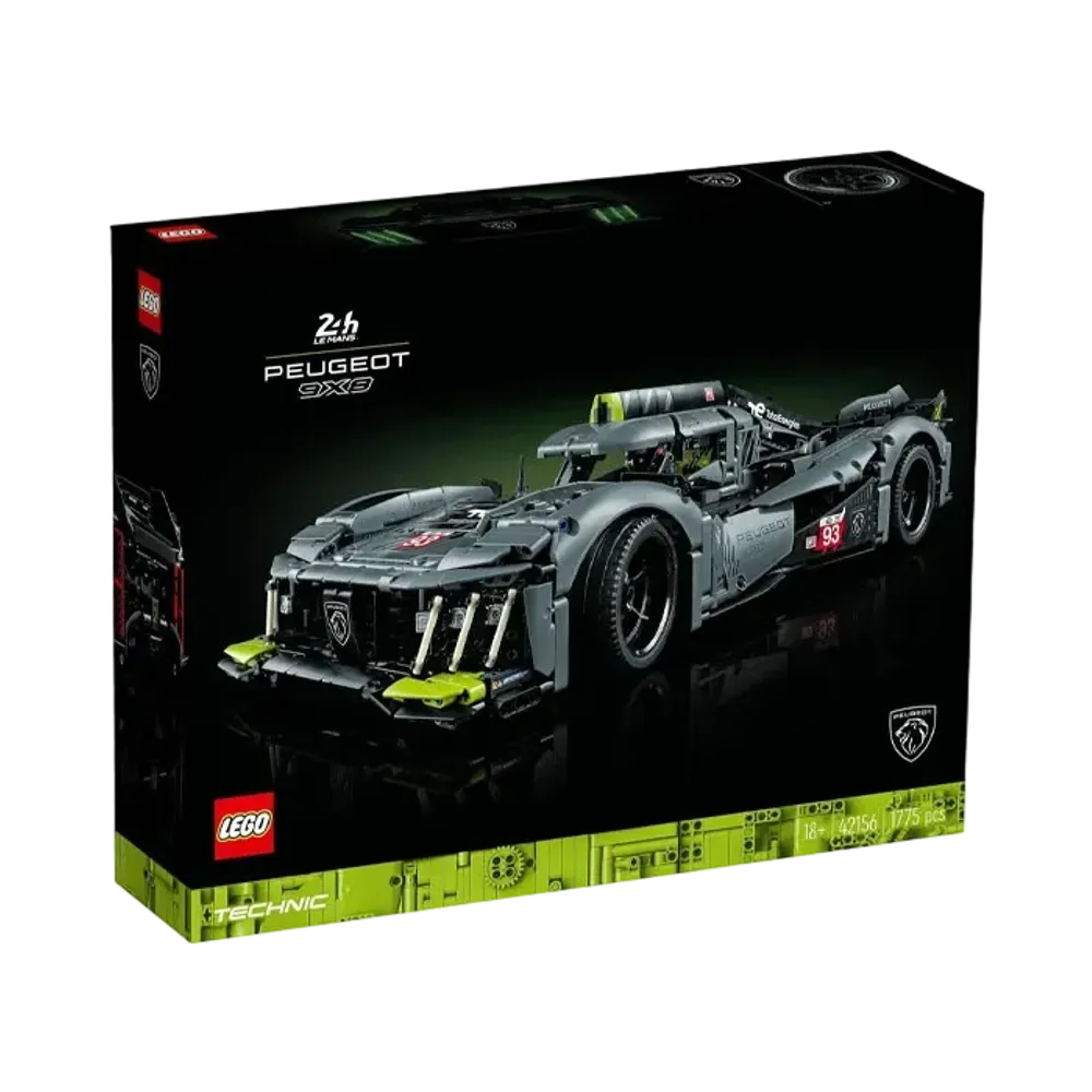 LEGO TECHNIC "PEUGEOT 9X8 24H Le Mans Hybrid Hypercar" [42156]