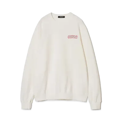 UNDERCOVER Cotton Sweat Pullover "White"