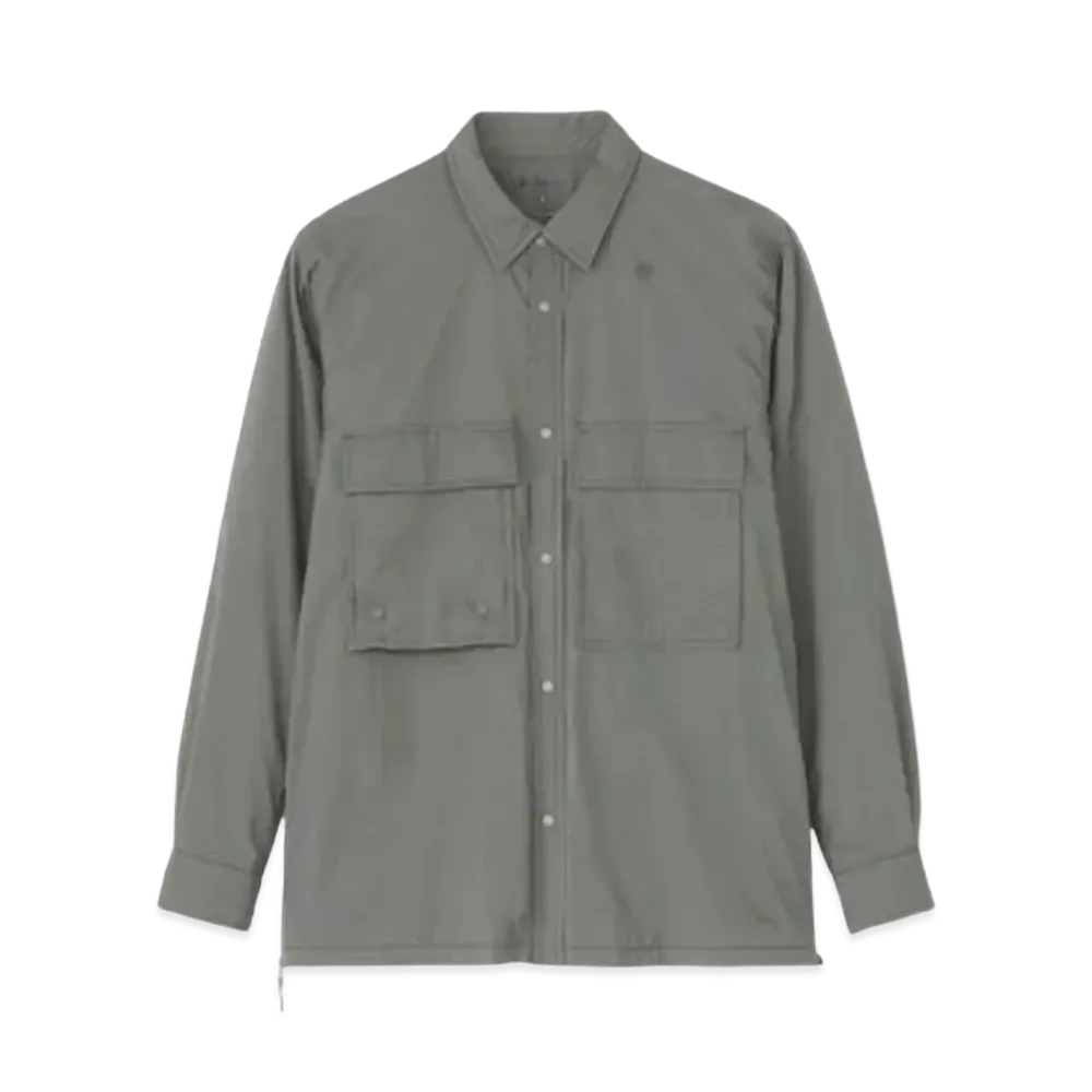 Goldwin Partex Double Cross Field Warm Shirt (Unisex) "Shadow Gray"