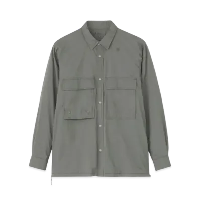Goldwin Partex Double Cross Field Warm Shirt (Unisex) "Shadow Gray"