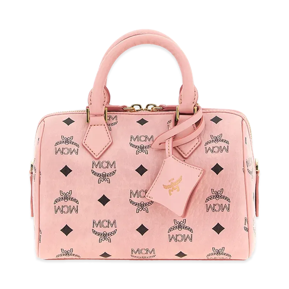 MCM Women's 'Ella Boston' Handbag "Pink"