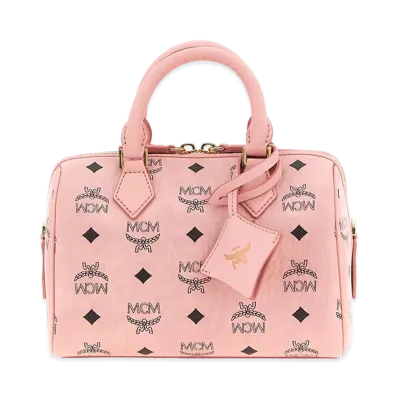 MCM Women's 'Ella Boston' Handbag "Pink"