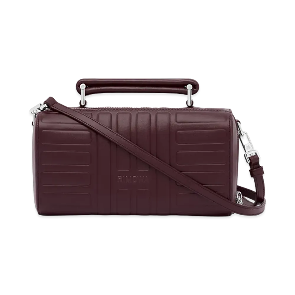 RIMOWA Groove - Leather Cross-Body Bag Small "Burgundy Red"