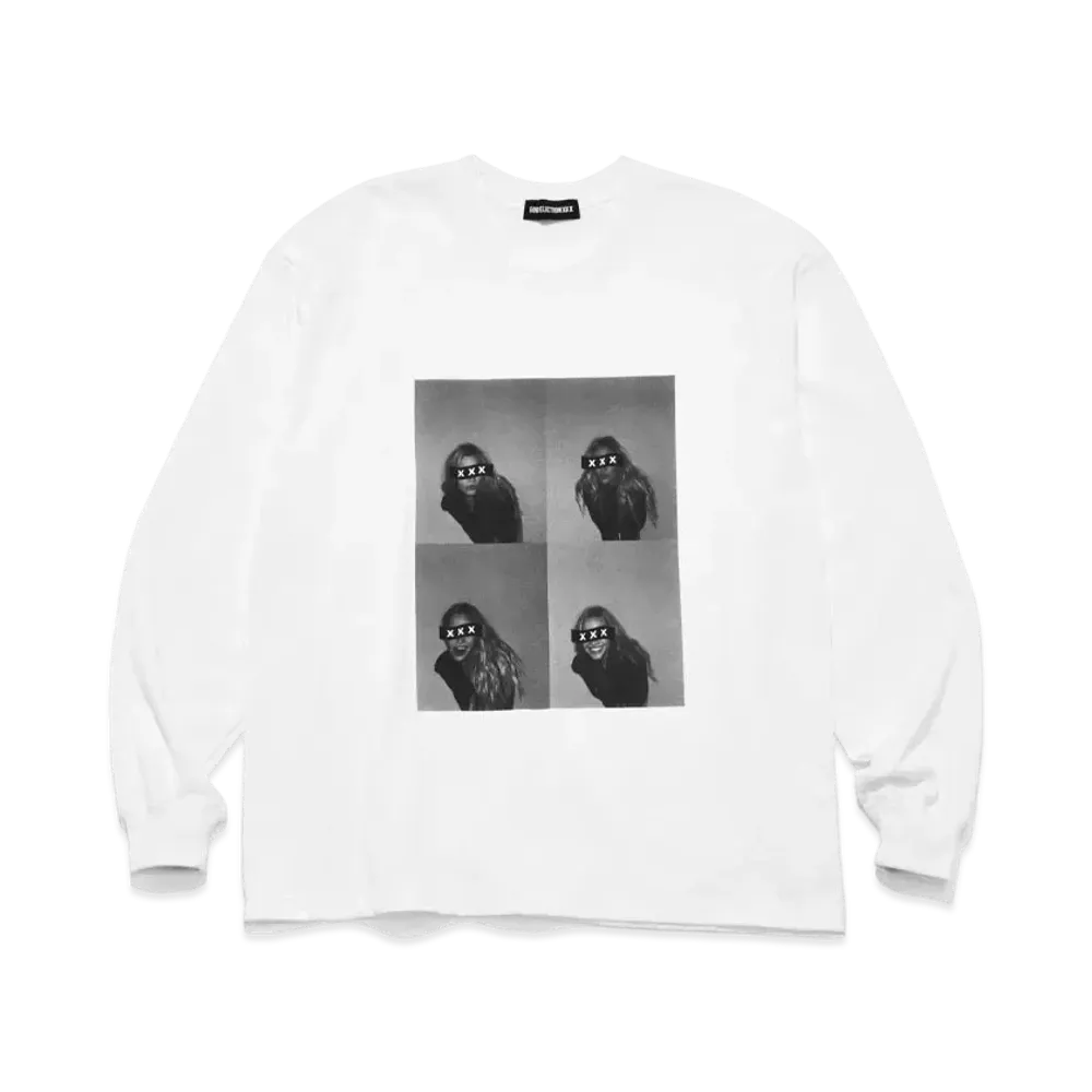 GOD SELECTION XXX Long Sleeve T-Shirt GX-A24-LT-01 "White"