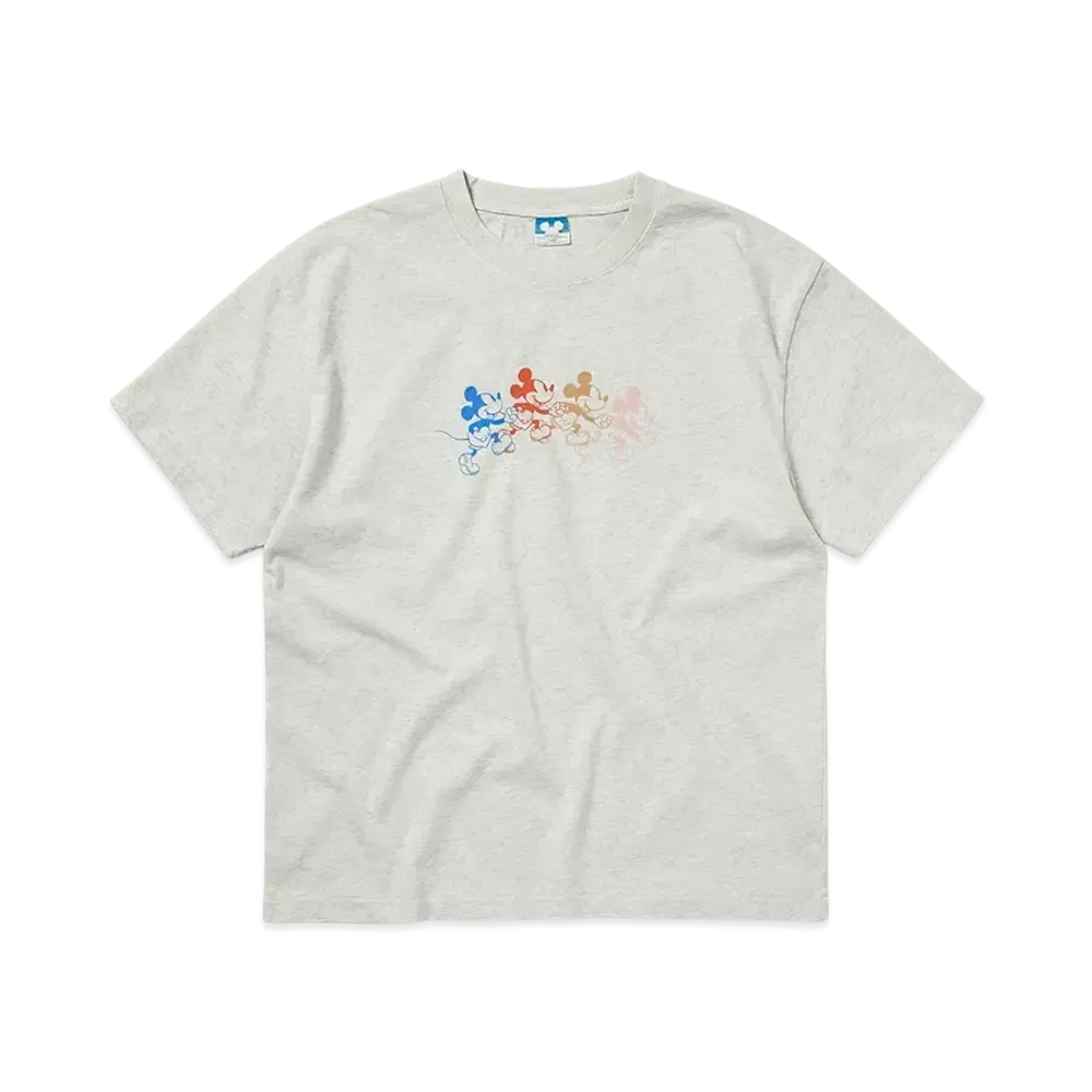 thisisneverthat x Disney Mickey Motion Tee "Light Heather Grey"