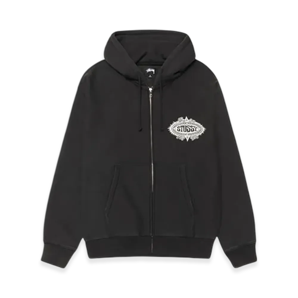 Stussy Mantra Zip Hoodie "Black"