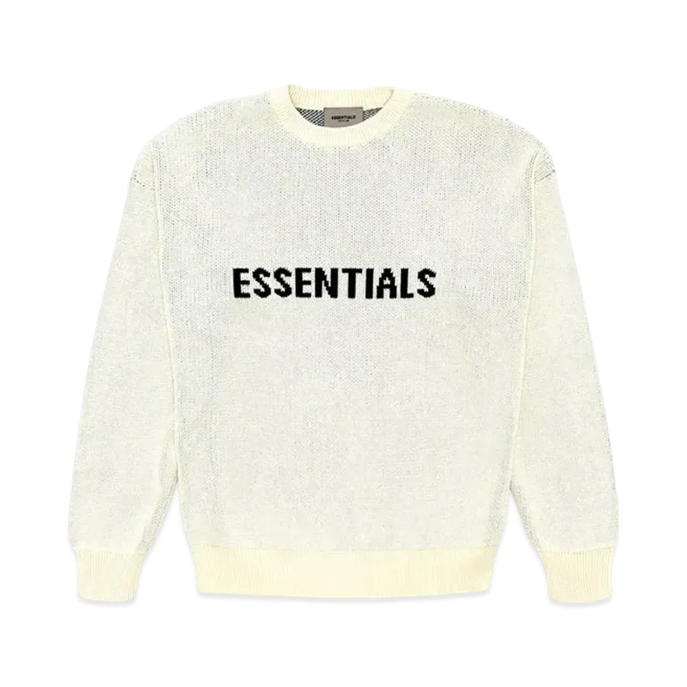 FEAR OF GOD ESSENTIALS Knit Sweater "Buttercream"