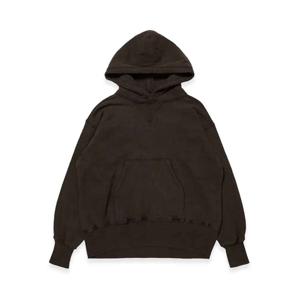 T.T Taiga Takahashi LOT.606 Hooded Sweat Shirt "Mud Dyed Brown"