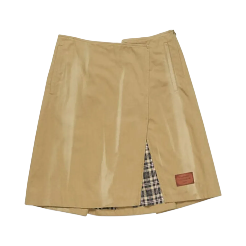 Acne Studios Twill Skirt "Beige"