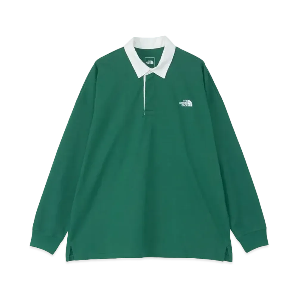 The North Face Long Sleeve Rugby Shirt "TNF Green"