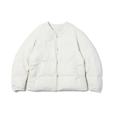 F/CE. Reversible Recycle Down Cardigan "Ivory"