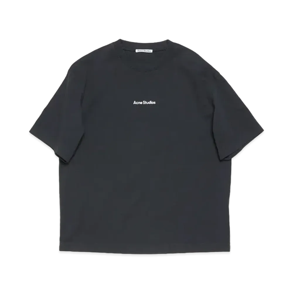 Acne Studios T-Shirt Stamp Logo - Relaxed Fit "Black"