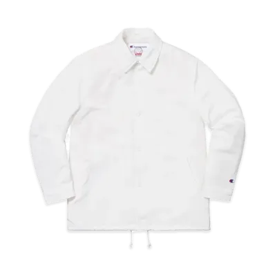Supreme x Champion Label Coaches Jacket "White"