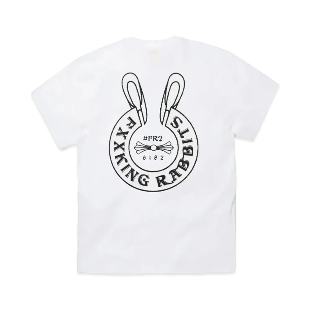 FR2 Logo within Face Outline T-shirt "White"