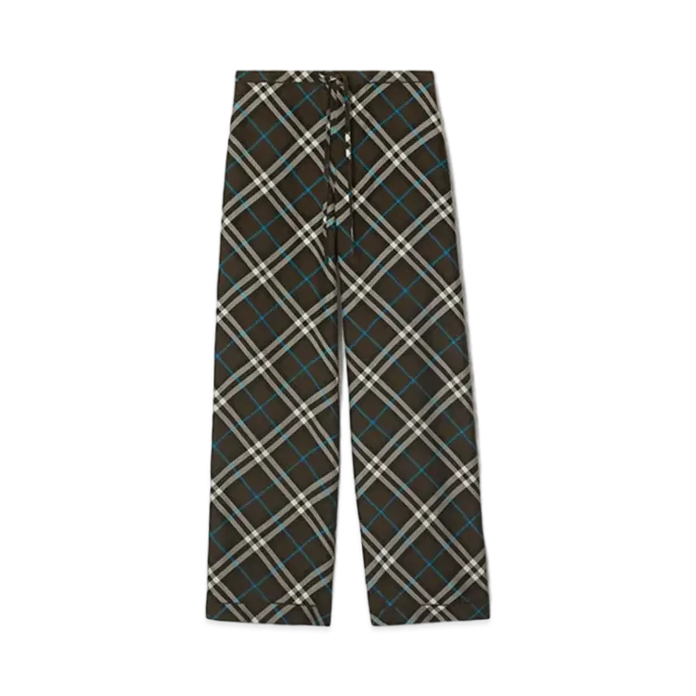 Burberry Women's Check Silk Pyjama Trousers "Snug"